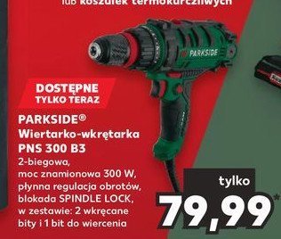 Wiertarko-wkrętarka akumulatorowa Parkside promocja