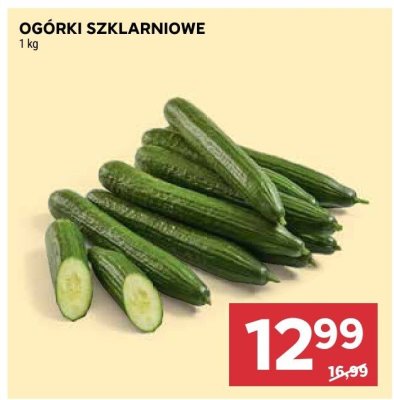 Ogórki szklarniowe promocja w Stokrotka