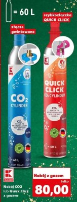 Nabój CO2  z gazem  promocja w Kaufland