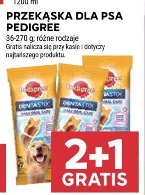 Przekąska dla psa Pedigree Dentastix promocja w Stokrotka