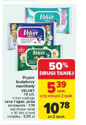 Papier toaletowy intima Velvet promocja
