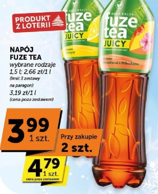 Napój Fuze Tea wybrane rodzaje promocja w Groszek