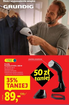 Parownica ST 6150 L 1600W Grundig promocja w Lidl