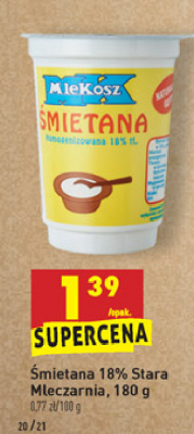 Śmietana 18 % Mlekosz promocja