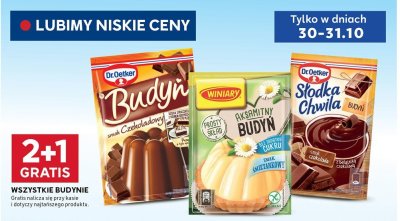 Budyń Dr. Oetker różne rodzaje promocja w Stokrotka