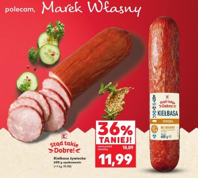 Kiełbasa żywiecka 600 g promocja w Kaufland