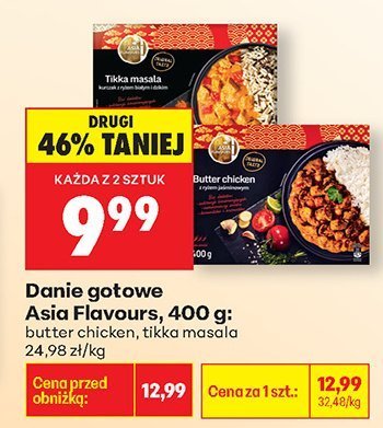Danie gotowe Asia Flavours: tikka masala promocja w Biedronka