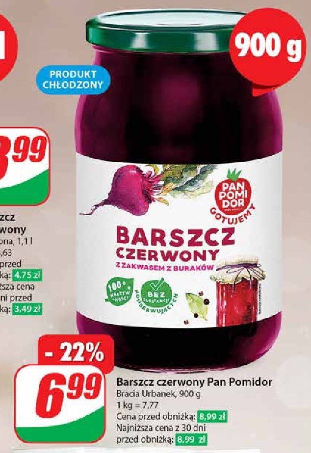 Barszcz czerwony Pan pomidor & co promocja