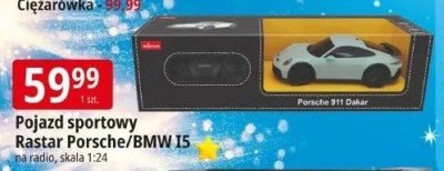Pojazd sportowy Rastar Porsche/BMW I5 promocja w Leclerc