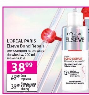 Pre-szampon naprawczy do włosów L'oreal elseve bond repair promocja