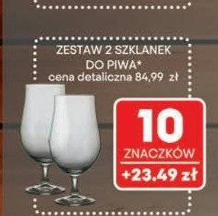 Szklanki do piwa Masterchef promocja w Intermarche