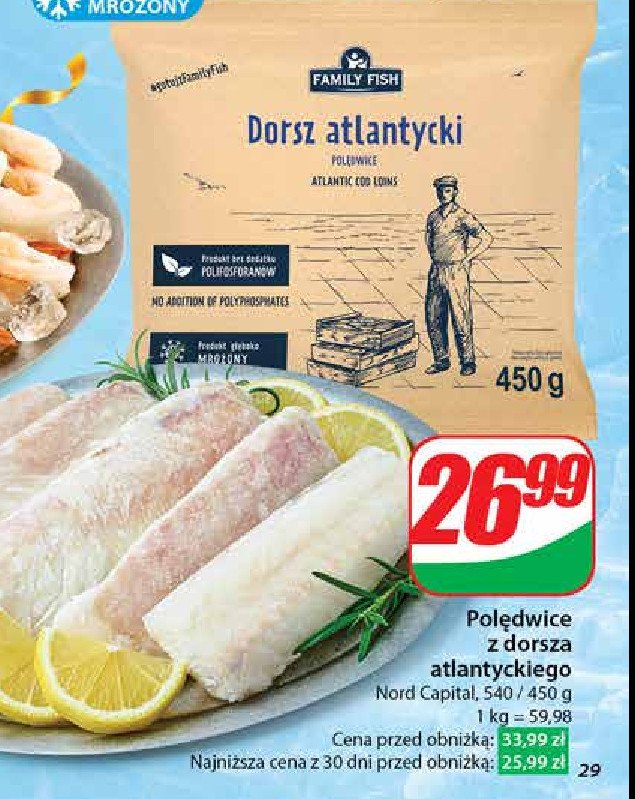 Dorsz atlantycki Family fish promocja