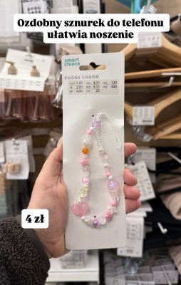 Ozdobny sznurek do telefonu Phone Charm promocja w Pepco