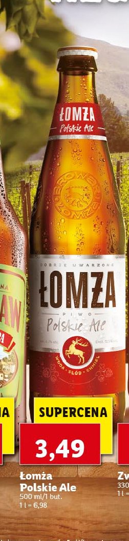 Piwo Łomża polskie ale promocja