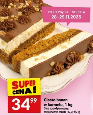 Ciasto banan w karmelu promocja w Twój Market