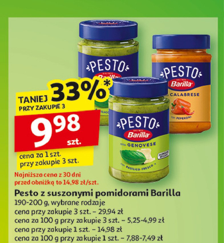 Pesto genovese Barilla promocja