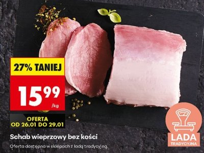 Schab wieprzowy bez kości promocja w Biedronka