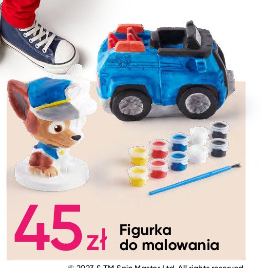 Figurka do malowania psi patrol promocja
