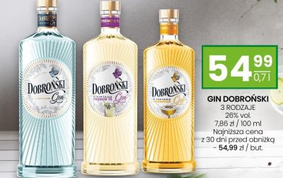 Gin Dobroński 0.7l promocja w Twój Market