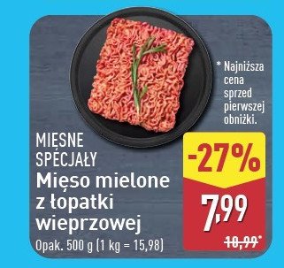 Mięso mielone z łopatki Mięsne specjały zawsze świeże (aldi) promocja