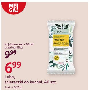 Ściereczki do kuchni Luba naturals promocja w Rossmann