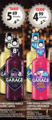 Piwo GARAGE HARDCO BERRY, LEMON 400ml promocja w Arhelan
