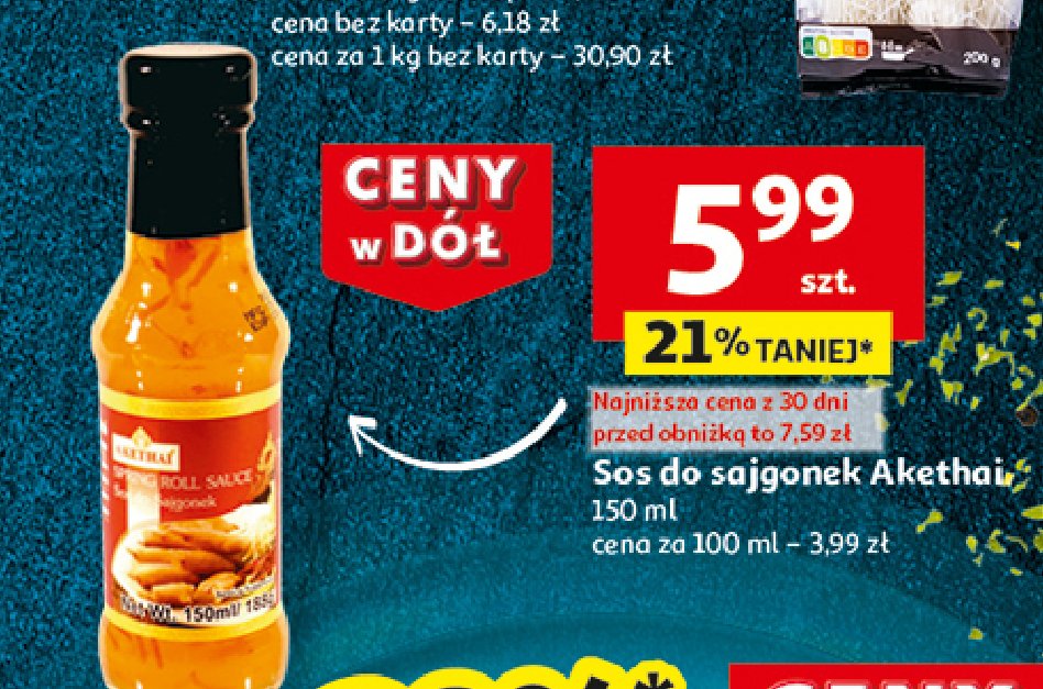 Sos do sajgonek AKETHAI promocja w Auchan