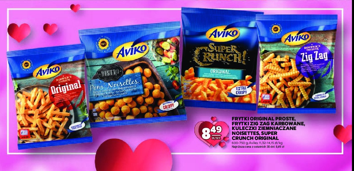 Frytki Aviko super crunch promocja