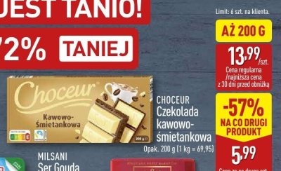 Czekolada promocja w Aldi