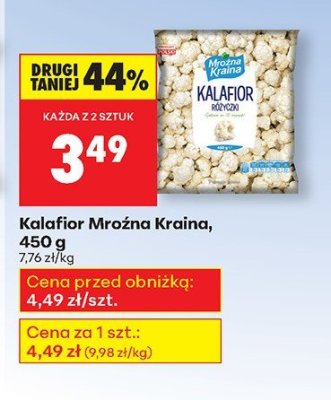 Kalafior Mróżna Kraina, 450 g promocja w Biedronka