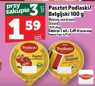 Pasztet Podlaski/Kielecki 100 g promocja w TOPAZ
