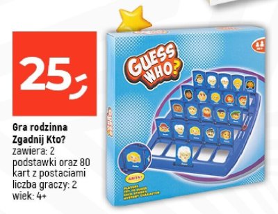 Gra rodzinna Zgadnij Kto? promocja w Dealz