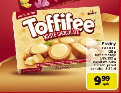 Bombonierka white chocolate Toffifee promocja
