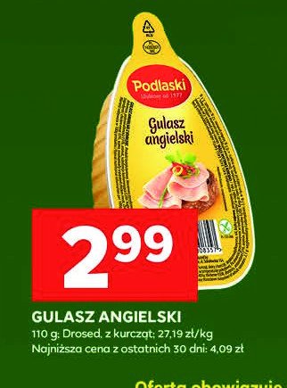 Gulasz angielski Drosed podlaski promocja