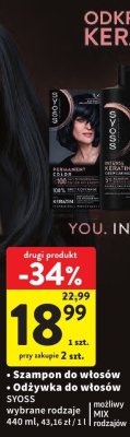 Szampon do włosów wybrane rodzaje 440 ml Syoss promocja w Intermarche