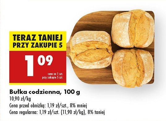 Bułka codzienna promocja