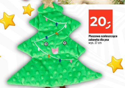 Pluszowa szeleszcząca zabawka dla psa wys. 37 cm promocja w Dealz