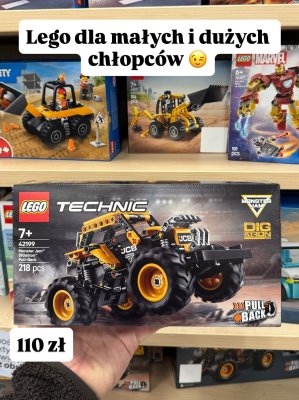 Klocki LEGO TECHNIC Monster Jam Digiatron Pull-Back 42199  promocja w Pepco
