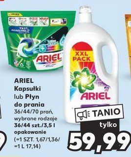 Kapsułki do prania touch of lenor fresh Ariel 3 in 1 promocja