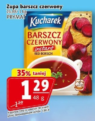 Zupa Zupa barszcz czerwony promocja w Prim Market
