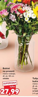 Bukiet na prezent różne rodzaje promocja w Kaufland