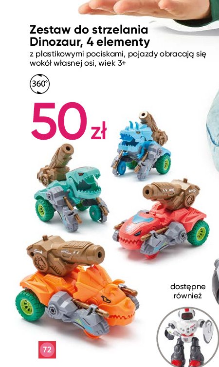 Zestaw do strzelania dinozaur promocja