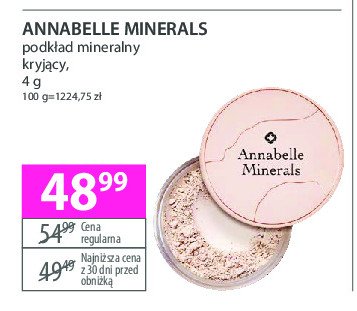 Podkład kryjący natural fair Annabelle minerals promocja