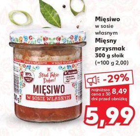 Mięsiwo w sosie własnym K-classic stąd takie dobre! promocja w Kaufland