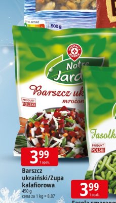 Barszcz ukraiński/Zupa kalafiorowa promocja w Leclerc