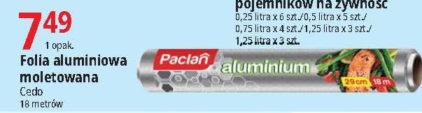 Folia aluminiowa 18 m Paclan promocja