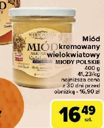 Miód kremowany wielokwiatowy Miody polskie promocja