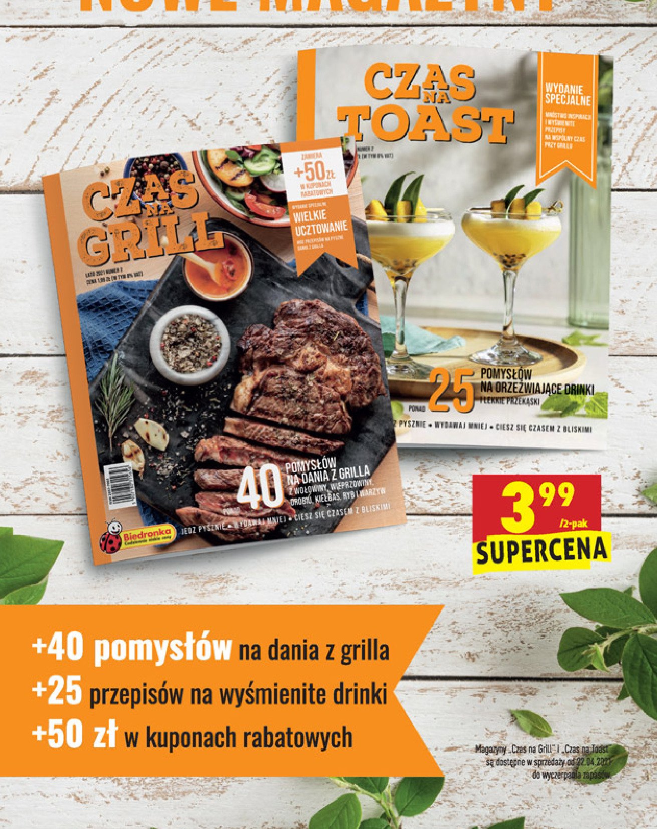 Gazeta "czas na toast" promocja
