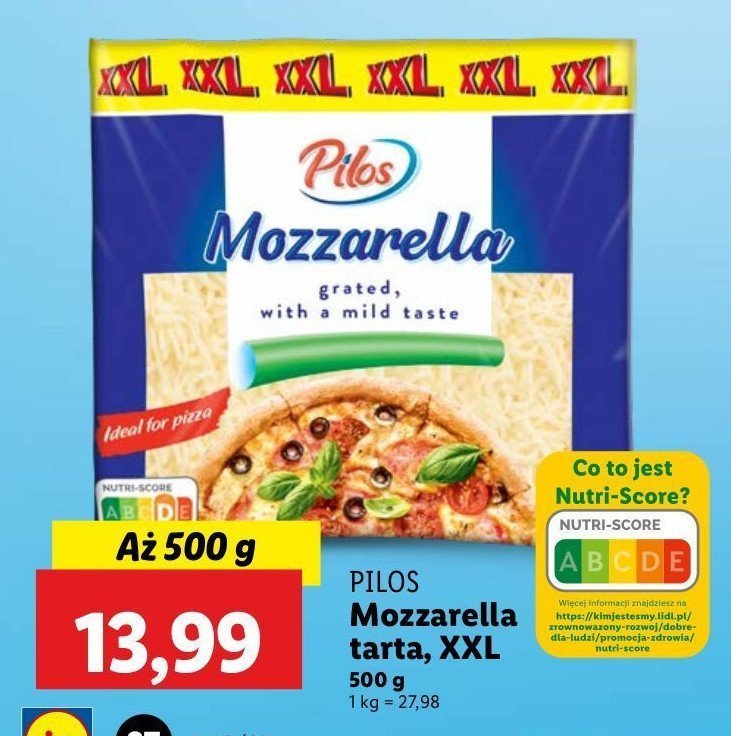 Ser mozzarella tarty Pilos promocja