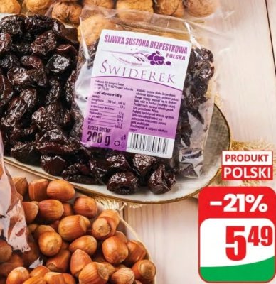 Śliwka suszona bezpestkowa  promocja w Dino
